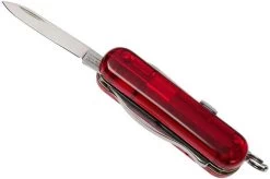 Victorinox Midnite Manager, Swiss Pocket Knife, Transparant Red -Optimal Knife Shop VT0 6366 T 03 victorinox vt0 6366 t 03