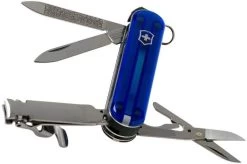 Victorinox Nail Clip 580 Translucent Blue 0.6463.T2 Swiss Pocket Knife