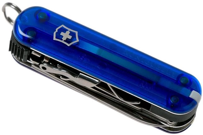 Victorinox Nail Clip 580 Translucent Blue 0.6463.T2 Swiss Pocket Knife 6 Victorinox Nail Clip 580 Translucent Blue 0.6463.T2 Swiss Pocket Knife - Image 4