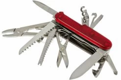Victorinox Swisschamp (33) - Red Transparant -Optimal Knife Shop VT1 6795 T 05 victorinox swisschamp 33 rood transparant vt1 6795 t d5