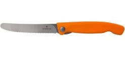 Victorinox SwissClassic 6.7836.F9B Serrated Foldable Vegetable Knife, Orange