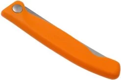 Victorinox SwissClassic 6.7836.F9B Serrated Foldable Vegetable Knife, Orange -Optimal Knife Shop VT6 7836 F9B 04 victorinox