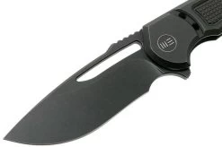 WE Knife Minax 2007C Black Pocket Knife, Ferrum Forge Design -Optimal Knife Shop WK2007C 03 we knife