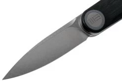 WE Knife Eidolon Drop Point, Integral Black G10 WE19074A-B Pocket Knife, Justin Lundquist Design -Optimal Knife Shop WKWE19074A B 03 we knife