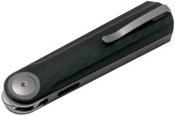 WE Knife Eidolon Drop Point, Integral Black G10 WE19074A-B Pocket Knife, Justin Lundquist Design -Optimal Knife Shop WKWE19074A B 04 we knife