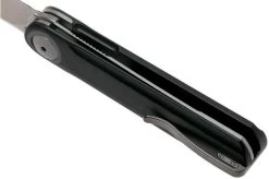 WE Knife Eidolon Drop Point, Integral Black G10 WE19074A-B Pocket Knife, Justin Lundquist Design -Optimal Knife Shop WKWE19074A B 05 we knife