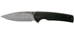 WE Knife Subjugator WE21014C-DS1 Damasteel, Black Titanium Pocket Knife