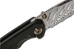 WE Knife Subjugator WE21014C-DS1 Damasteel, Black Titanium Pocket Knife -Optimal Knife Shop WKWE21014C DS1 06 we knife