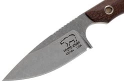 White River Knives M1 Natural Burlap Micarta Fixed Knife, Kydex Sheath -Optimal Knife Shop WRCPR BNA 03 white river knives