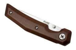 WOOX Pure BUKNF05001 Walnut, Pocket Knife -Optimal Knife Shop WXBU KNF050 01 06 woox
