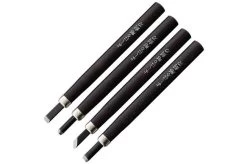 Yoshiharu H-4 Japanese Wood Carving Knives, Set Of 4