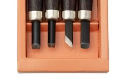Yoshiharu H-4 Japanese Wood Carving Knives, Set Of 4 8 Yoshiharu H-4 Japanese Wood Carving Knives, Set Of 4 -Optimal Knife Shop YSH 002 03 yoshiharu