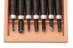 Yoshiharu H-7 Japanese Wood Carving Knives, Set Of 7 -Optimal Knife Shop YSH 018 03 yoshiharu