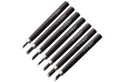 Yoshiharu H-7 Japanese Wood Carving Knives, Set Of 7 In Plastic Case