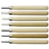 Yoshiharu L-7 Maruichi Japanese Wood Carving Knives, Set Of 7 With Baren -Optimal Knife Shop YSH 026 01 yoshiharu
