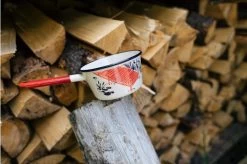 Knivesandtools Enamel Saucepan E-SP14-01, 14 Cm, Enamel Sauce Pan -Optimal Knife Shop knivesandtools enamelware 13